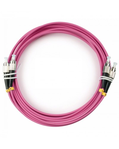 Шнур оптический duplex FC-FC 50/125 mm OM4 7м LSZH в Симферополе Патч-корды оптические Pintop.ru