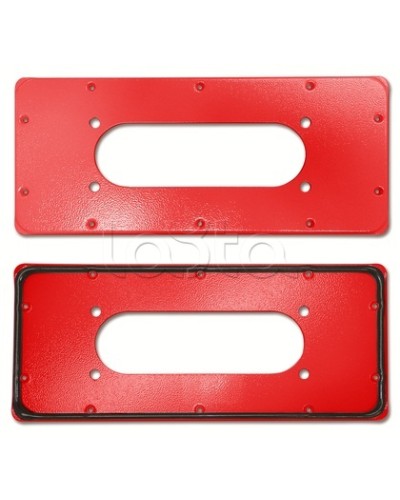 Фланец красный для ST с перф. Тип 3 DKC R5FPST01-RAL3000 в Симферополе Аксессуары для стоек и шкафов Pintop.ru