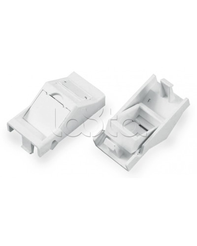 Вставка угловая 45x22.5 для 1 модуля формата Keystone Jack Hyperline SIP2A-1K-M45-22.5 в Симферополе Модули Keystone Pintop.ru