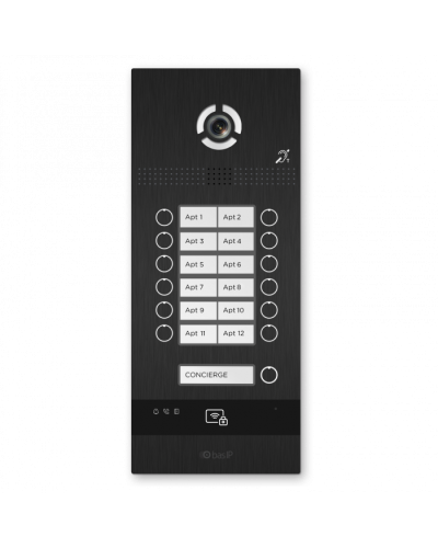 Вызывная панель BAS-IP BI-12FBI BLACK в Симферополе Вызывные видеопанели малоабонентные Pintop.ru