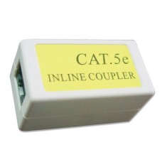 Адаптер проходной RJ-45 Cabeus CA-8P8C-C5e-WH