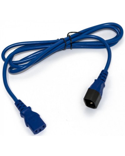 Кабель питания монитор-компьютер Hyperline PWC-IEC13-IEC14-0.5-BL в Симферополе Патч-корды и пигтейлы Pintop.ru