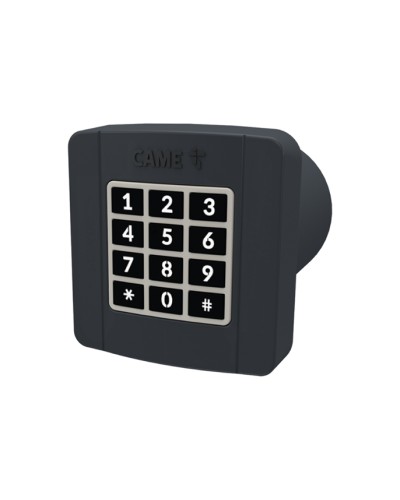 Проводная встраиваемая кодонаборная клавиатура Came 806SL-0290 - SELT2BDG, подключаемая к шине CXN, 12 кнопок, синяя подсветка, RAL7024 в Симферополе Запчасти для шлагбаумов и автоматики Pintop.ru