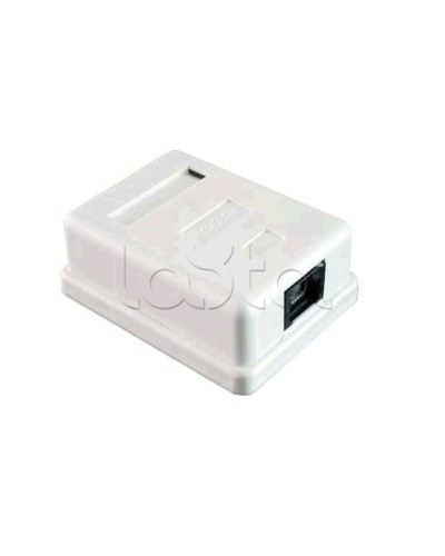 Розетка компьютерная 1xRJ-45 CAT5e экран (10шт/уп) REXANT 03-0122 в Симферополе Коннекторы Pintop.ru