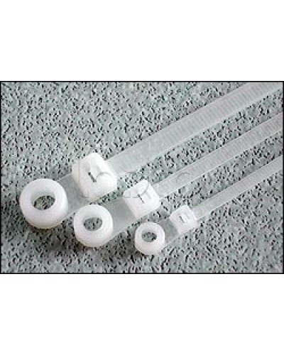 Хомут-стяжка нейлоновый 200x4,8 с отверстием под винт Hyperline GTM-200STC (100 шт/уп.) в Симферополе Стяжки-хомуты Pintop.ru