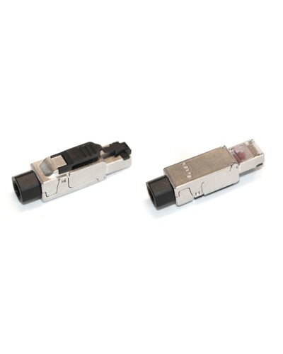 Разъем полевой оконцовки RJ-45 (8P8C) Hyperline PLUD-8P8C-S-C6A-SH в Симферополе Коннекторы и разъемы Pintop.ru