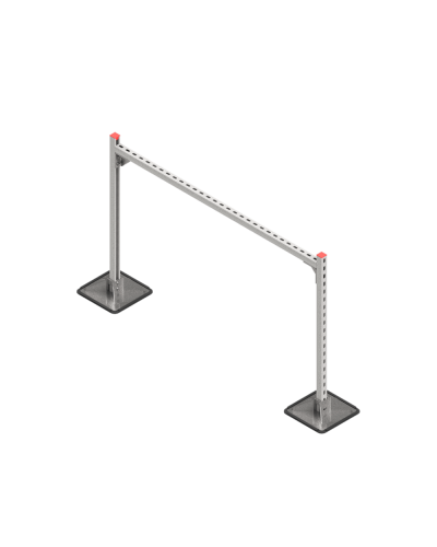 Опорная конструкция для горизонтальных прямоугольных воздуховодов и металлических лотков кабеленесущих систем TECHNORAPTOR STEELFOOT 1500х1000 HD КМ-профиль (KM-TR-STF-SSHRAD-1500-1000 HD) в Симферополе Системы видеонаблюдения Pintop.ru