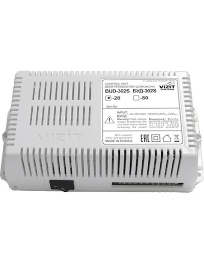 Блок управления и питания Vizit БУД-302S-20 в Симферополе Блоки управления многоабонентные Pintop.ru