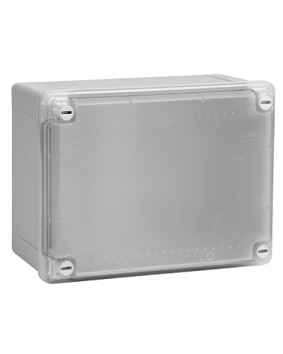 Коробка ответвит. с гладкими стенками, прозрачная, IP56, 240х190х90 мм DKC 54220 в Симферополе Распределительные коробки Pintop.ru