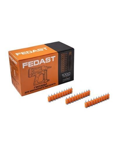 Гвозди 3,0*22 мм для монтажного пистолета с кованым наконечником (1000 шт/уп) FEDAST fd3022mgbp в Симферополе Крепеж: Дюбели, шурупы, саморезы Pintop.ru