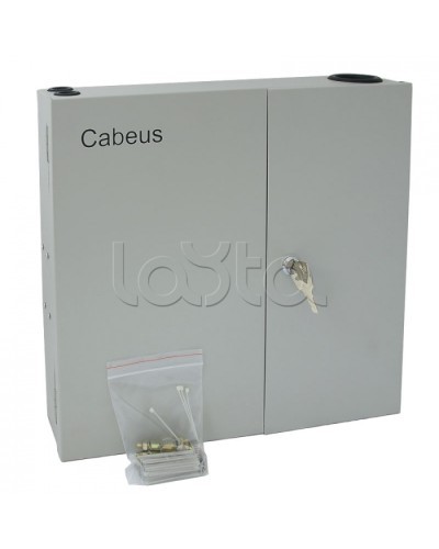 Бокс оптический настенный 19 на 16 SC/2xLC портов Cabeus FO-WL-16SC-K в Симферополе Кросс оптический Pintop.ru