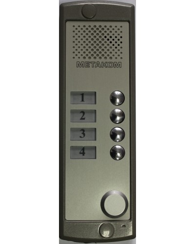 Блок вызова домофона Метаком MK4-K-RF в Симферополе Блоки вызова многоабонентные Pintop.ru