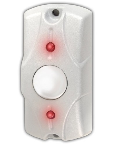 Олевс ЦИКЛОП Кнопка выхода серебристый металлик в Симферополе Электромагнитные замки Pintop.ru