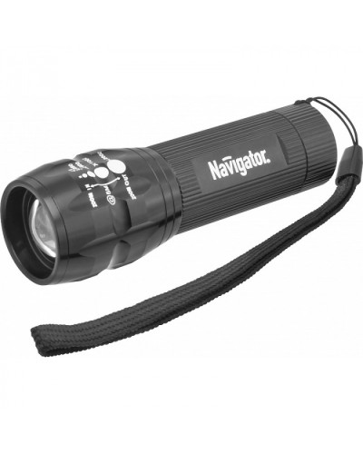 Фонарь Navigator 94 967 NPT-CM03-3AAA алюм. 1LEDх3Вт, фокус, блист. в Симферополе Источники света(Лампы) Pintop.ru