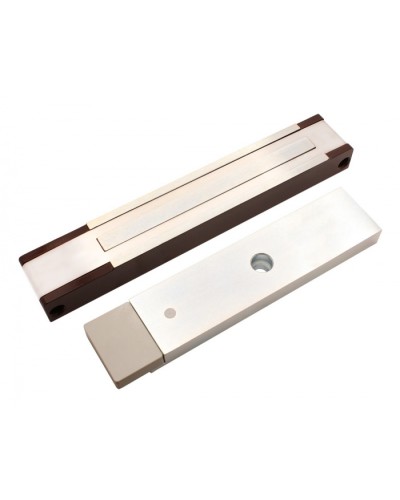 Электромагнитный замок с датчиком состояния двери ALeko ALM-300P (12В коричневый) в Симферополе Электромагнитные замки Pintop.ru