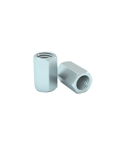 Гайка соединительная М8 DIN 6334 (упак. 50 шт) КМ-Профиль (MS8) в Симферополе Крепеж Pintop.ru