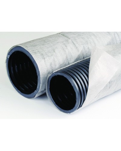 Труба ПНД гибкая дренажная д.125мм с геофильтром SN6, перфорация 360 град DKC (141912A) в Симферополе Труба гофрированная Pintop.ru