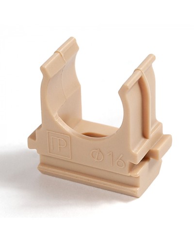 Крепёж-клипса для труб АБС-пластик сосна д16 в малой упаковке (10шт/1000шт уп/кор) Промрукав (PR13.0054) в Симферополе Держатели, клипсы, скобы Pintop.ru