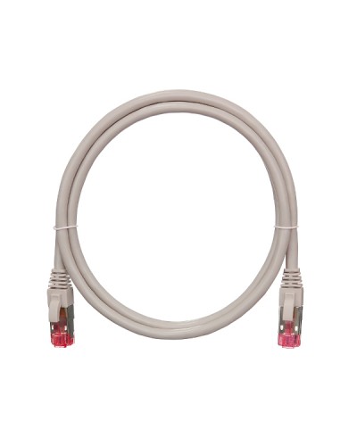 Шнур коммутационный 2хRJ45/8P8C S/FTP кат.6 (NMC-PC4SE55B-010-C-GY) NIKOMAX (1м) в Симферополе Патчкорды (медные) Pintop.ru
