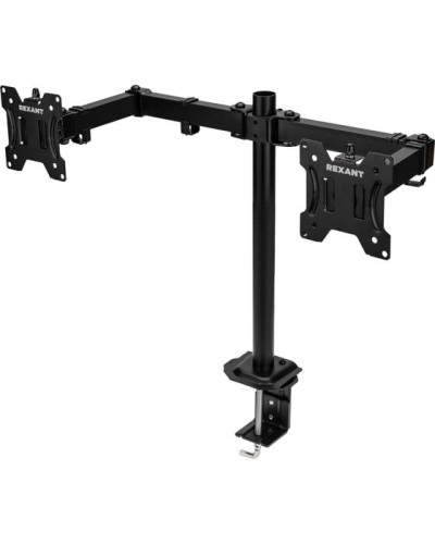 Кронштейн для двух мониторов 13-32, одно колено настольный, серия офис REXANT 38-0356 в Симферополе Системы видеонаблюдения Pintop.ru