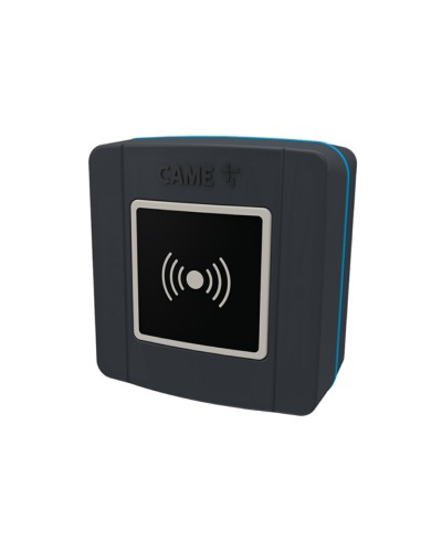 Накладной проксимити-считыватель для карт, брелоков и TAG-капсул Came 806SL-0300 - SELR1BDG, подключаемый к шине CXN с синей подсветкой (протокол Manchester), RAL7024 в Симферополе Считыватели Pintop.ru