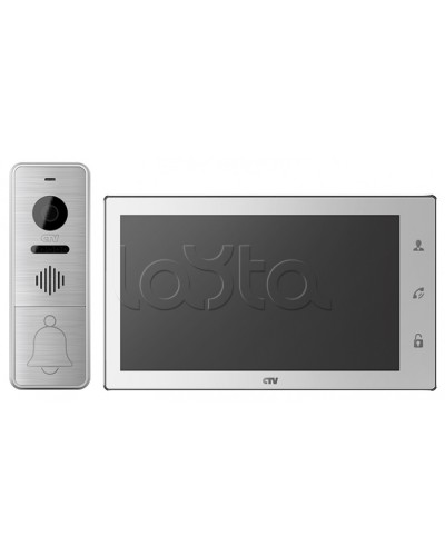 Комплектвидеодомофона CTV-DP4706AHD (белый) в Симферополе Комплекты домофонов Pintop.ru