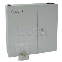 Бокс оптический настенный на 8 ST(FC) со сплайс пластиной (без пигтейлов и проходных адаптеров) Cabeus FO-WL-8ST-K