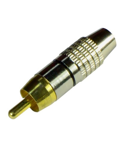 РАЗЪЕМ TS RCA штекер под винт, металл Tantos в Симферополе Коннекторы Pintop.ru