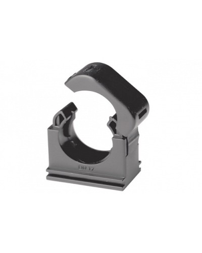 Держатель с крышкой DN 10 мм, полиамид, цвет чёрный DKC PASW10N в Симферополе Держатели, клипсы, скобы Pintop.ru