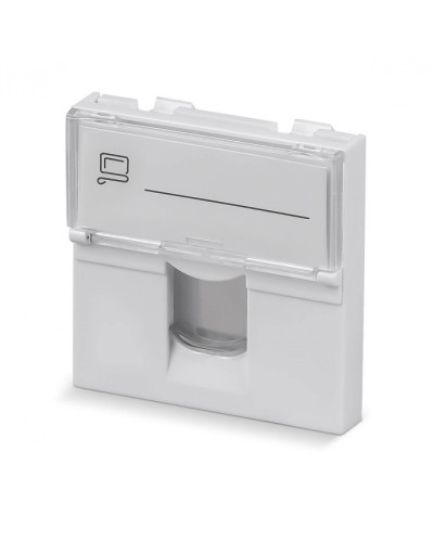 Вставка 45x45 (Mosaic) для 1 модуля формата Keystone Jack (арт.078604) Cabeus (FP-L-45-1M) в Симферополе Модули Keystone Pintop.ru