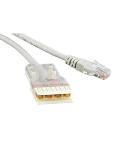 Патч-корд 110 тип-RJ45, 1 пара (1 м) Hyperline PC-110-RJ45-1P-CX-1M-LSZH-GY в Симферополе Патчкорды (медные) Pintop.ru