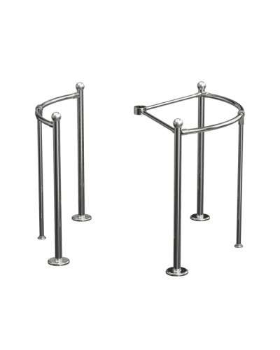 Ограждение Ростов-Дон Ол-р (Хром) ЛЮКС (0091) в Симферополе Ограждения Pintop.ru