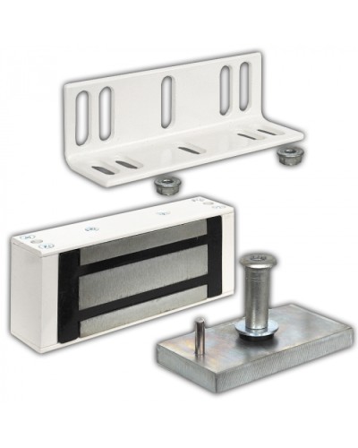 Замок электромагнитный Олевс М1-400 серый в Симферополе Электромагнитные замки Pintop.ru