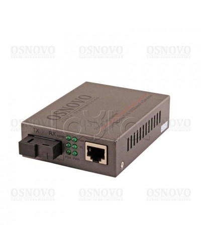 Медиаконвертер Gigabit Ethernet OSNOVO OMC-1000-11S5a в Симферополе Медиаконвертеры Pintop.ru