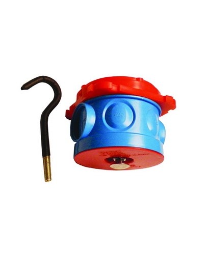 Коробка потолочная с крюком для заливки в бетон, д.70х136мм DKC 59385 в Симферополе Аксессуары для кабель-канала Pintop.ru