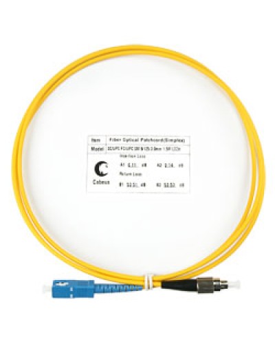 Шнур оптический simplex SC-FC 9/125 SM 1.5 м LSZH в Симферополе Патч-корды оптические Pintop.ru