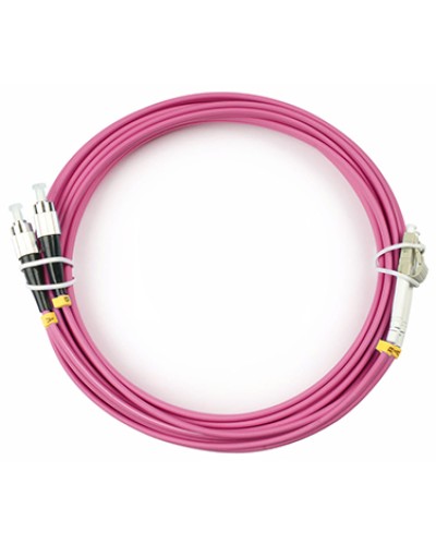 Шнур оптический duplex LC-FC 50/125 mm OM4 5м LSZH Cabeus FOP-50-OM4-LC-FC-5m в Симферополе Патч-корды оптические Pintop.ru