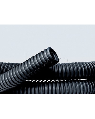 Труба ПНД гибкая гофр. д.50мм, лёгкая без протяжки, 15м, цвет оранжевый DKC 70950 в Симферополе Труба гофрированная Pintop.ru