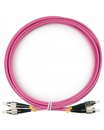 Шнур оптический duplex FC-FC 50/125 mm OM4 2м LSZH в Симферополе Патч-корды оптические Pintop.ru