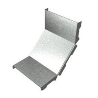 Крышка угла вертикального внутреннего 90° 200х15 (0,7) для лестничного лотка ПожТехКабель (651-002)