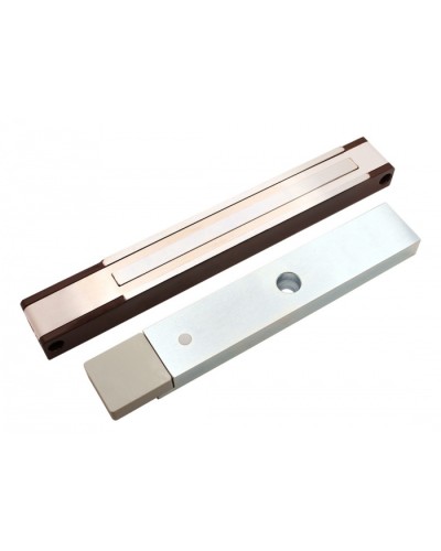 Электромагнитный замок с датчиком состояния двери ALeko ALM-200P (12В коричневый) в Симферополе Электромагнитные замки Pintop.ru