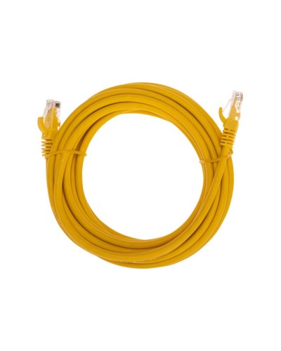 Патч-корд U/UTP, CAT 6, RJ45-RJ45, 26AWG, LSZH, желтый, 5м REXANT 02-0295-5 в Симферополе Патчкорды (медные) Pintop.ru