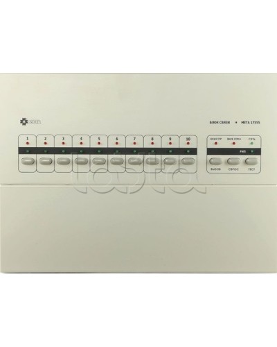 Блок связи на 10 каналов МЕТА 17555 в Симферополе Система оповещения и трансляции Мета Pintop.ru