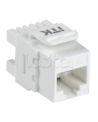 Модуль Keystone Jack кат. 6 UTP 110 IDC 180 град. ITK CS1-1C06U-12 в Симферополе Модули Keystone Pintop.ru