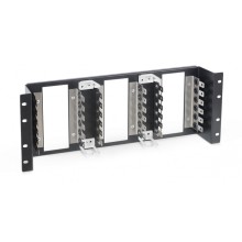 Рама 19", 4U для крепления 18-и плинтов типа Krone Cabeus FM-18-4U