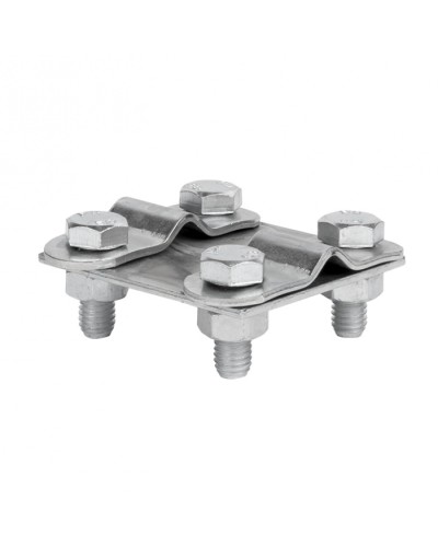 Зажим контрольный прут-прут (пластина 57x57мм) Ni EKF PROxima (lp-55611-ni) в Симферополе Электротехническое оборудование Pintop.ru