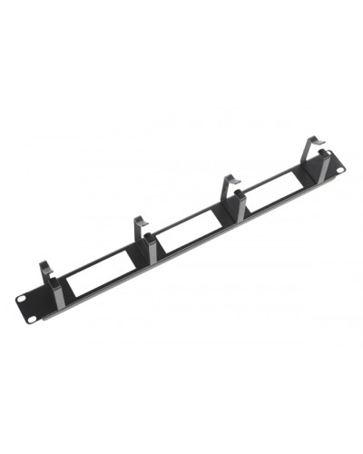 Органайзер кабельный горизонтальный 4 кольца черный ЦМО ГКО-О-4.62-9005 в Симферополе Кабельные органайзеры Pintop.ru