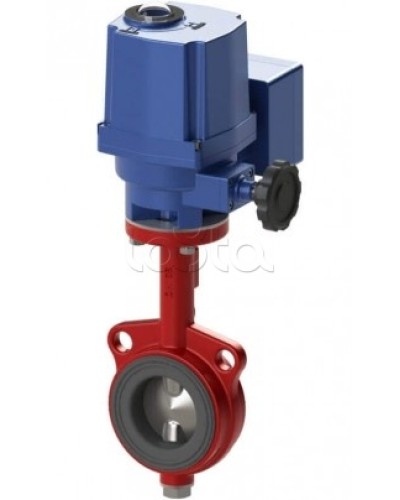 Затвор дисковый с электроприводом Спецавтоматика Затвор дисковый с электроприводом Зт 100/1,6(Э220М)-Ф.УЗ.1-АН-100 в Симферополе Устройства пуска водяного пожаротушения Pintop.ru