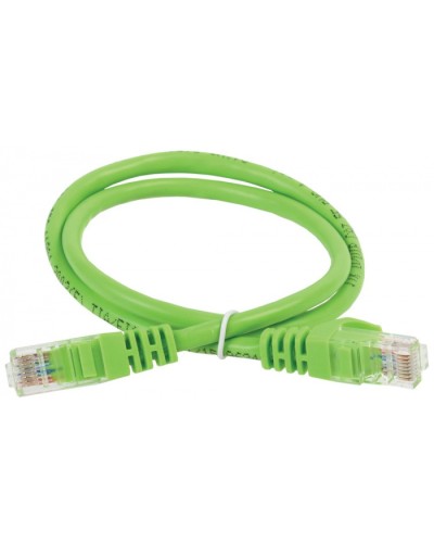 ITK Коммутационный шнур (патч-корд), кат.5Е UTP, 0,5м, зеленый (PC02-C5EU-05M) в Симферополе Патч-корды и пигтейлы Pintop.ru