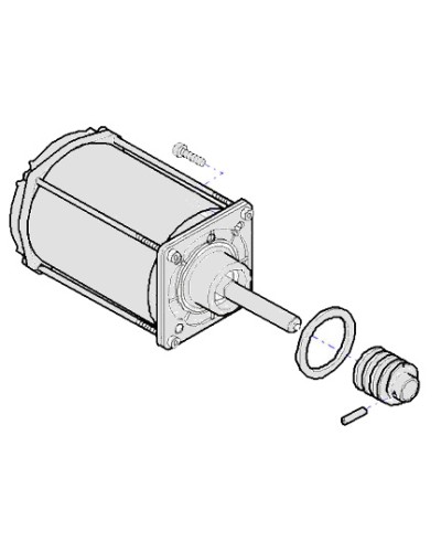 Электродвигатель G12000 в сборе Came 119RIG101 в Симферополе Запчасти для шлагбаумов и автоматики Pintop.ru